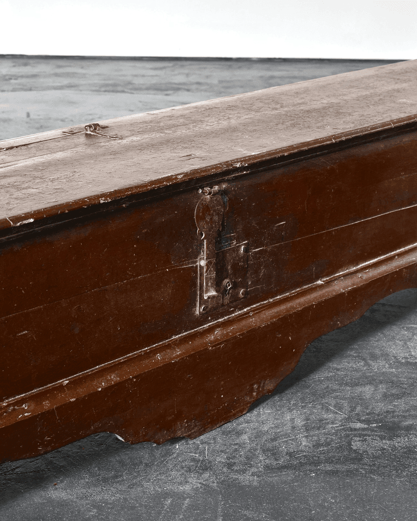 XXL 18th C. Catalan Coffer/Bench