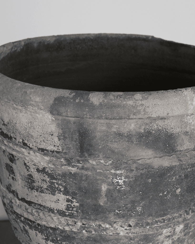 A Large Early 19th C. Black Catalan Cosi Pot