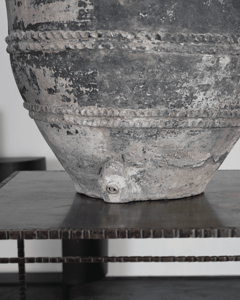 A Large Early 19th C. Black Catalan Cosi Pot