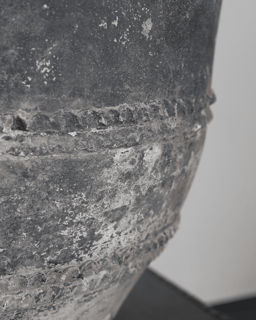 A Large Early 19th C. Black Catalan Cosi Pot