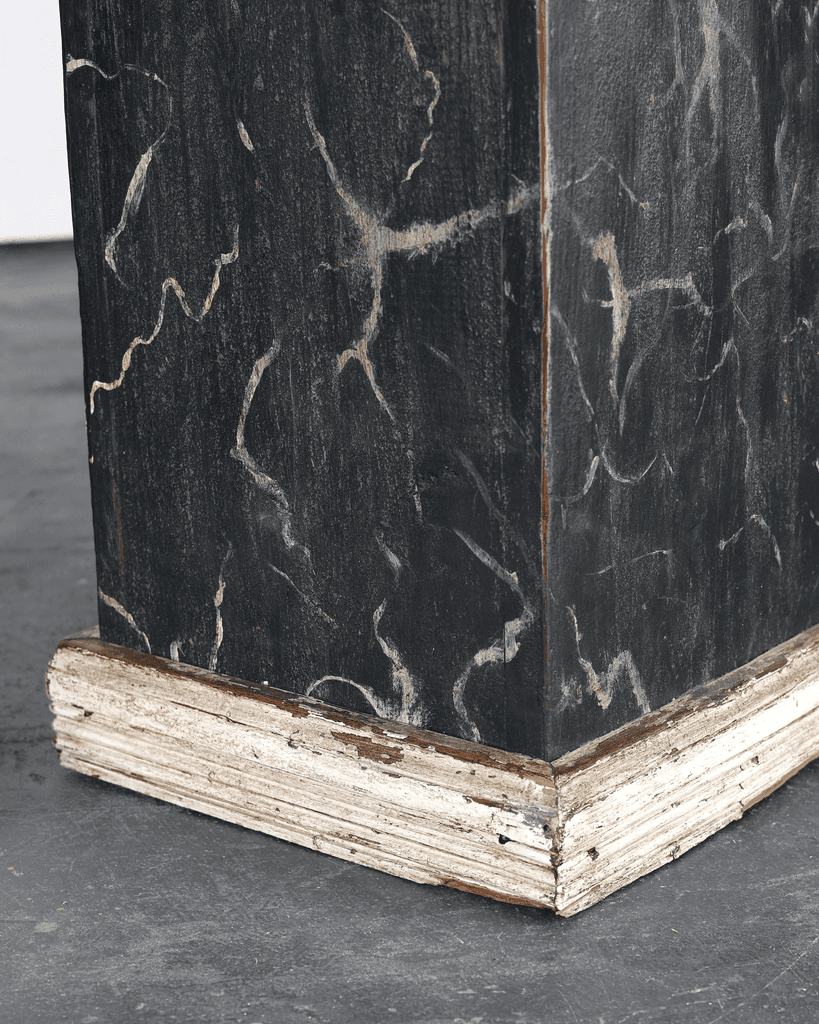 Pair Of Early 20th C. Painted Plinths