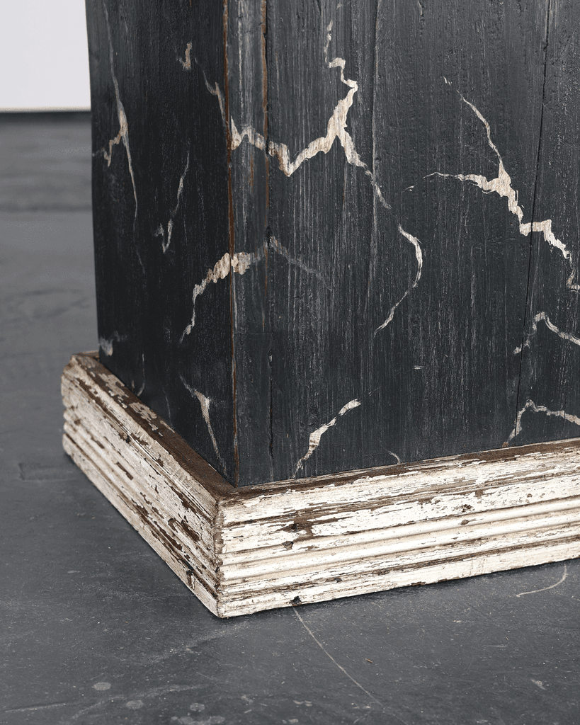 Pair Of Early 20th C. Painted Plinths