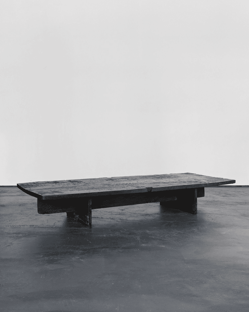 XXL Primitive Low Table In 18th C. Portuguese Chestnut