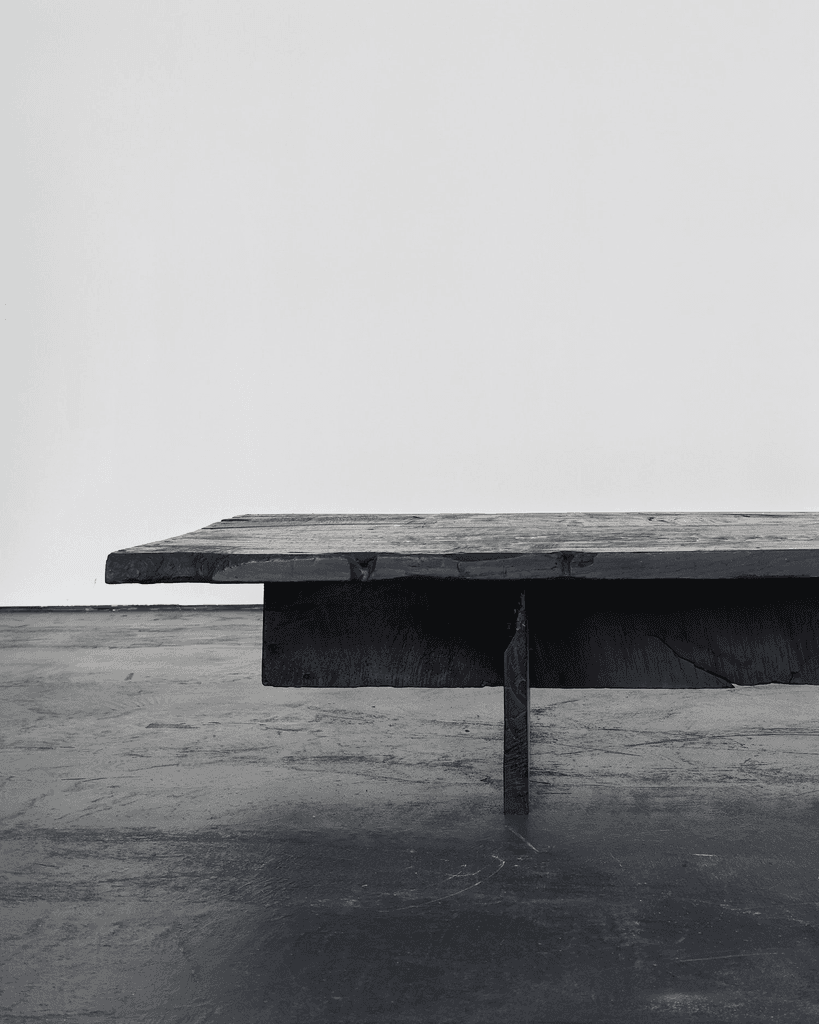 XXL Primitive Low Table In 18th C. Portuguese Chestnut