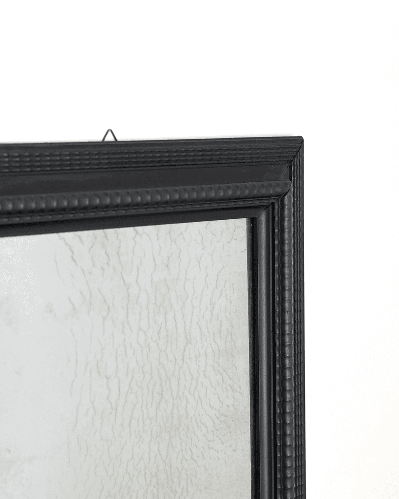 Early 19th C. Ebonised Tuscan Ripple Mirror