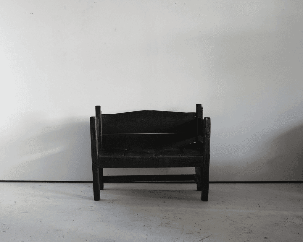 Primitive 18Th C. Portuguese Chestnut Bench
