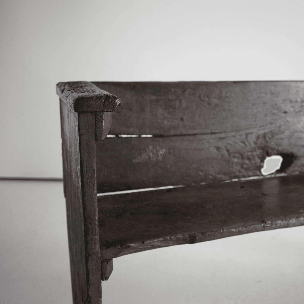 Primitive 17Th C. Galician Bench