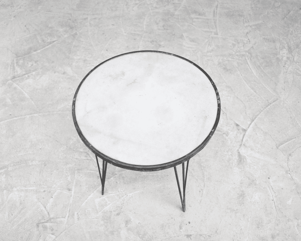 Catalan marble topped bistro table