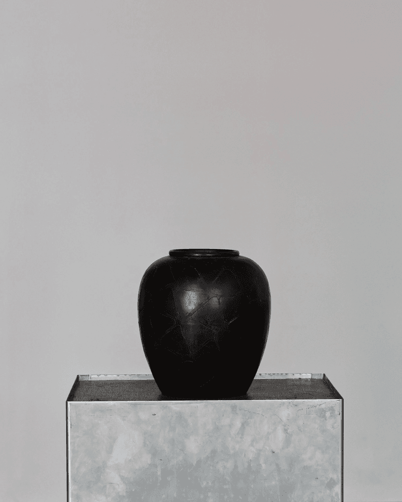 Geometric Brass Vessel