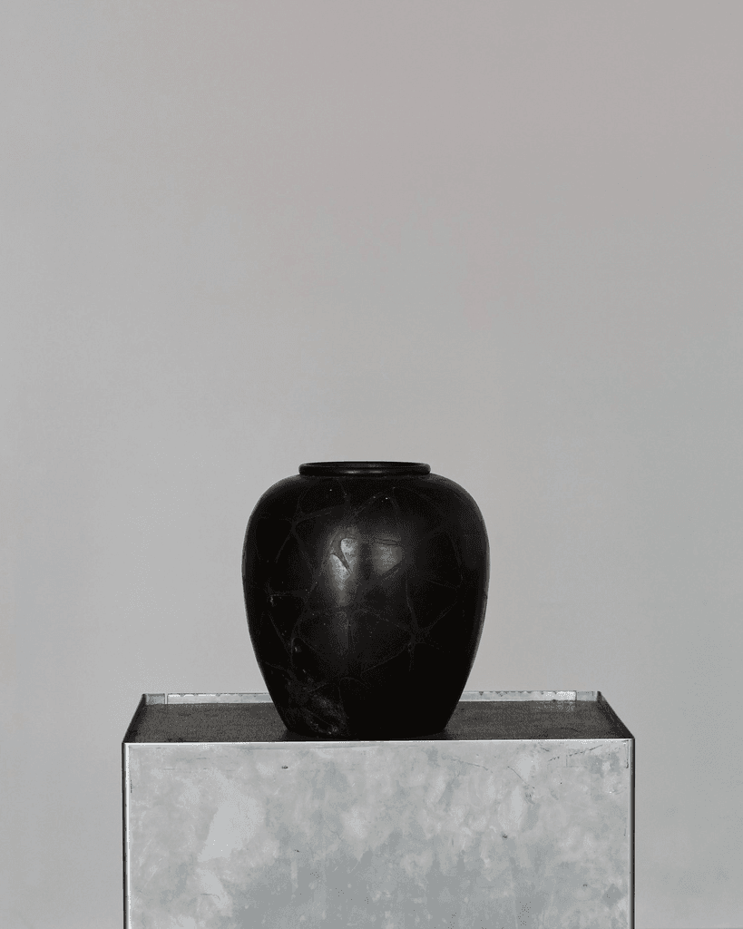 Geometric Brass Vessel