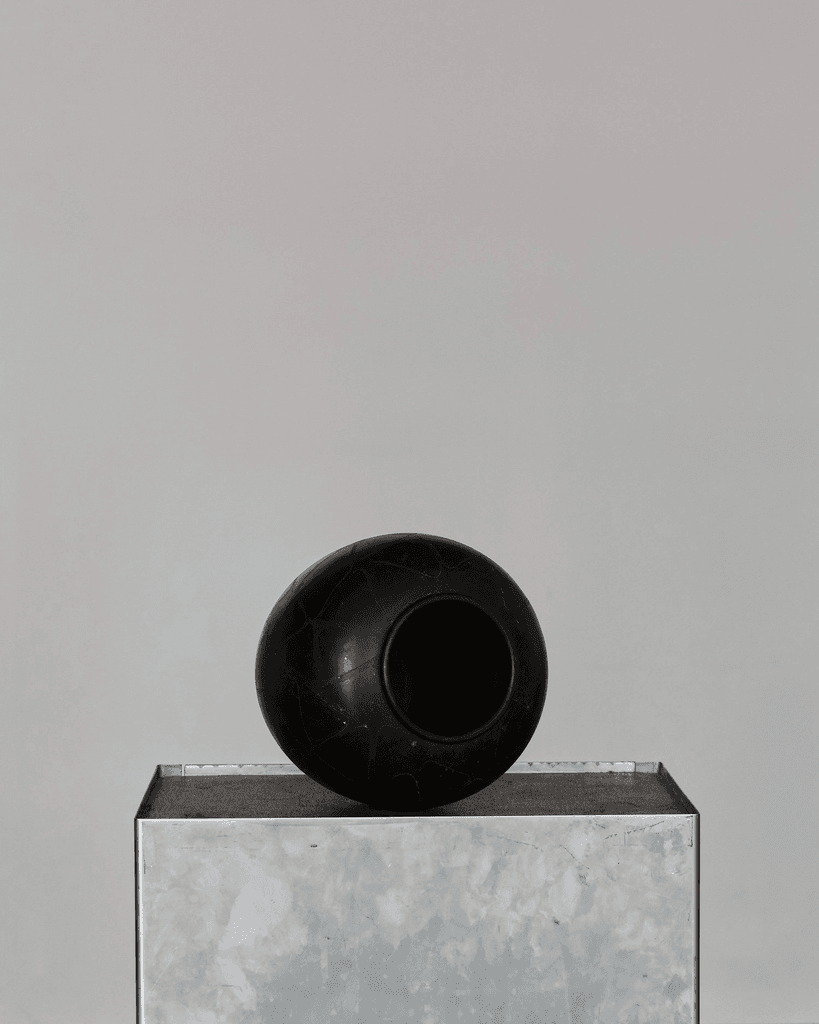 Geometric Brass Vessel