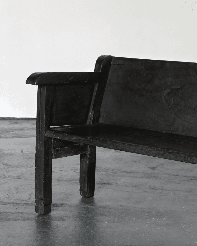 Large Primitive 18th C. Galician Bench