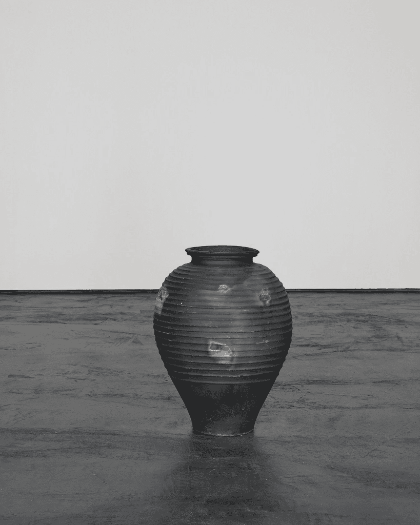 An Early 19Th C. Black Terracotta Portuguese Vessel