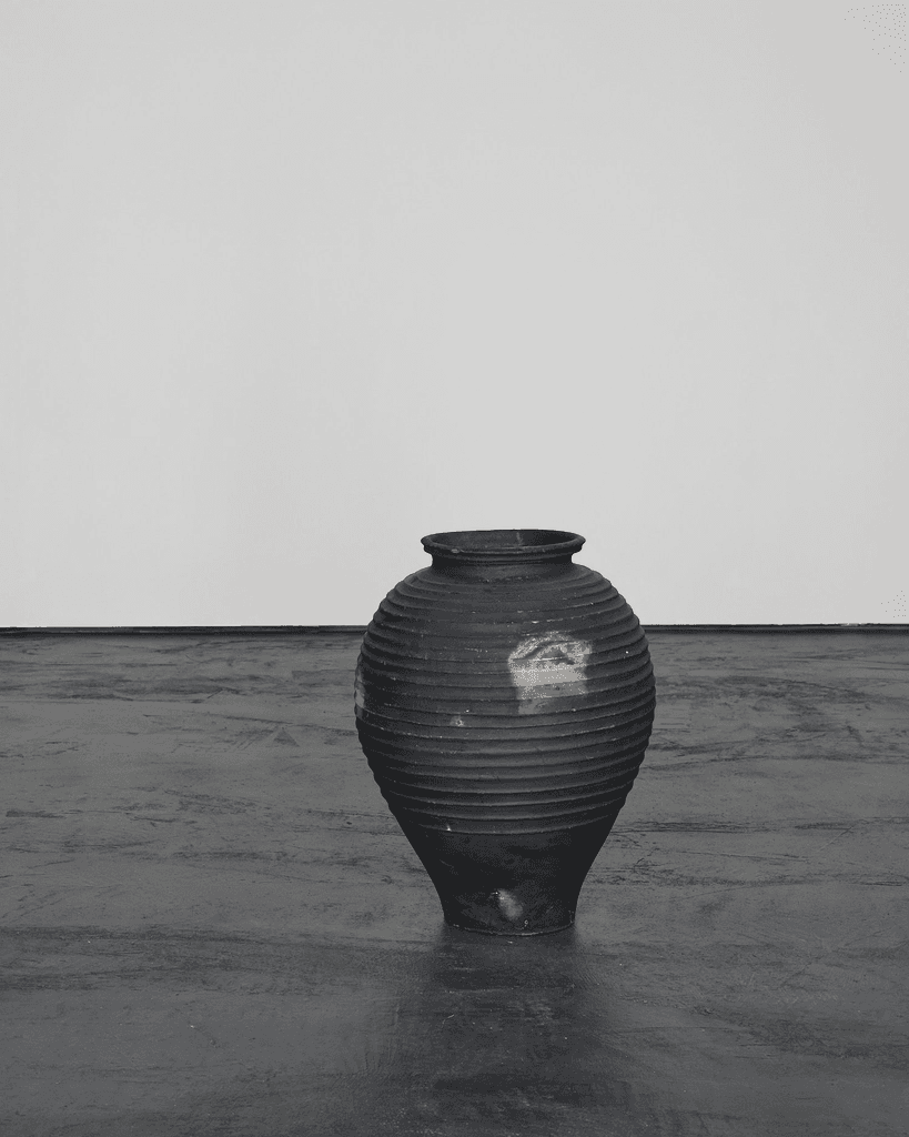 An Early 19Th C. Black Terracotta Portuguese Vessel