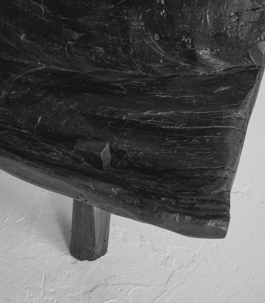 Exceptionally Rare Early 19th Century Iberian Dug-Out Bench