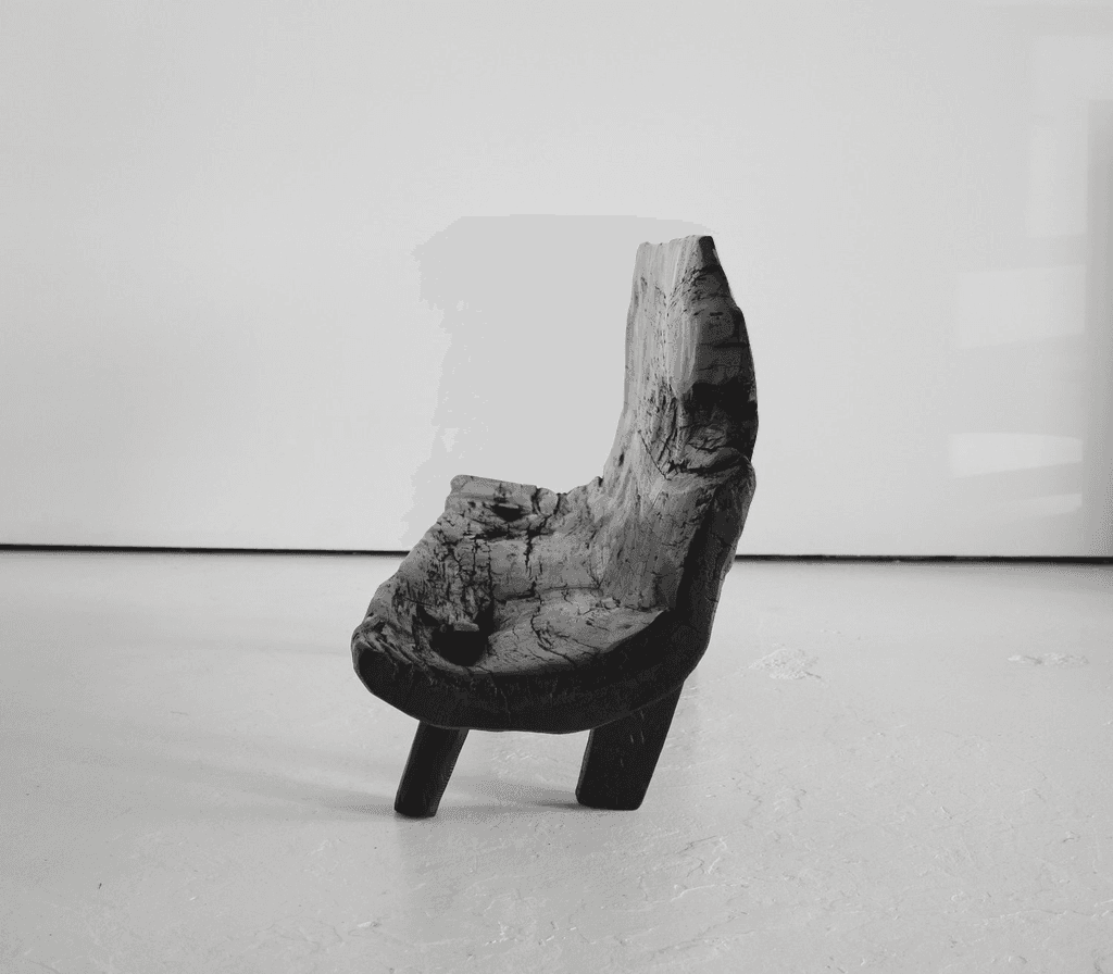 Exceptionally Rare Early 19th Century Iberian Dug-Out Bench