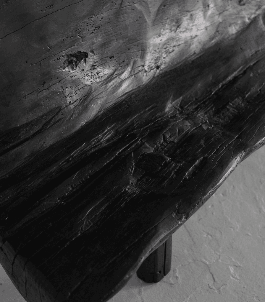 Exceptionally Rare Early 19th Century Iberian Dug-Out Bench