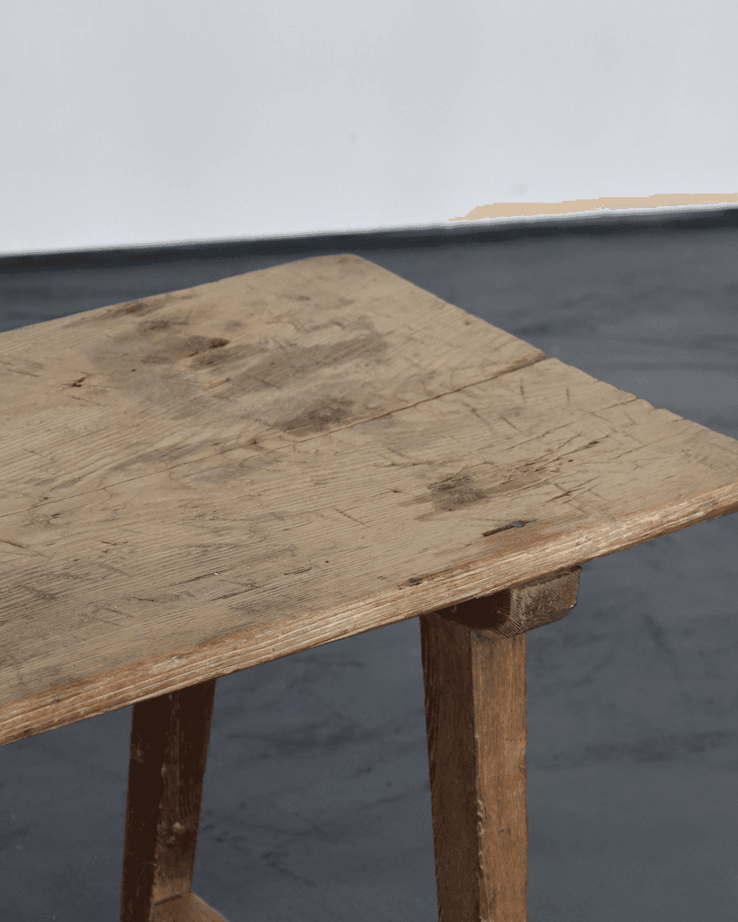 Primitive Bleached-Out Portuguese Early 19Th C. Console/Side Table