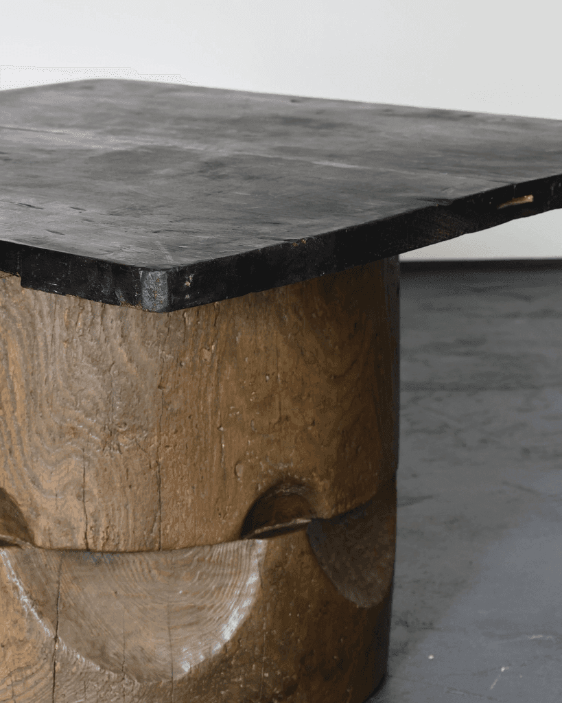 Unique Large Dug-out Japanese Coffee Table (2)