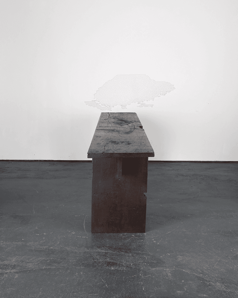 Long Primitive Console Table In 18th C. Portuguese Chestnut