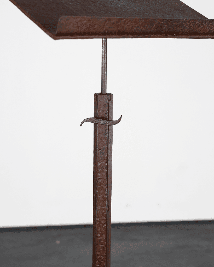 French C.1930s Forged Iron Host/Music Stand