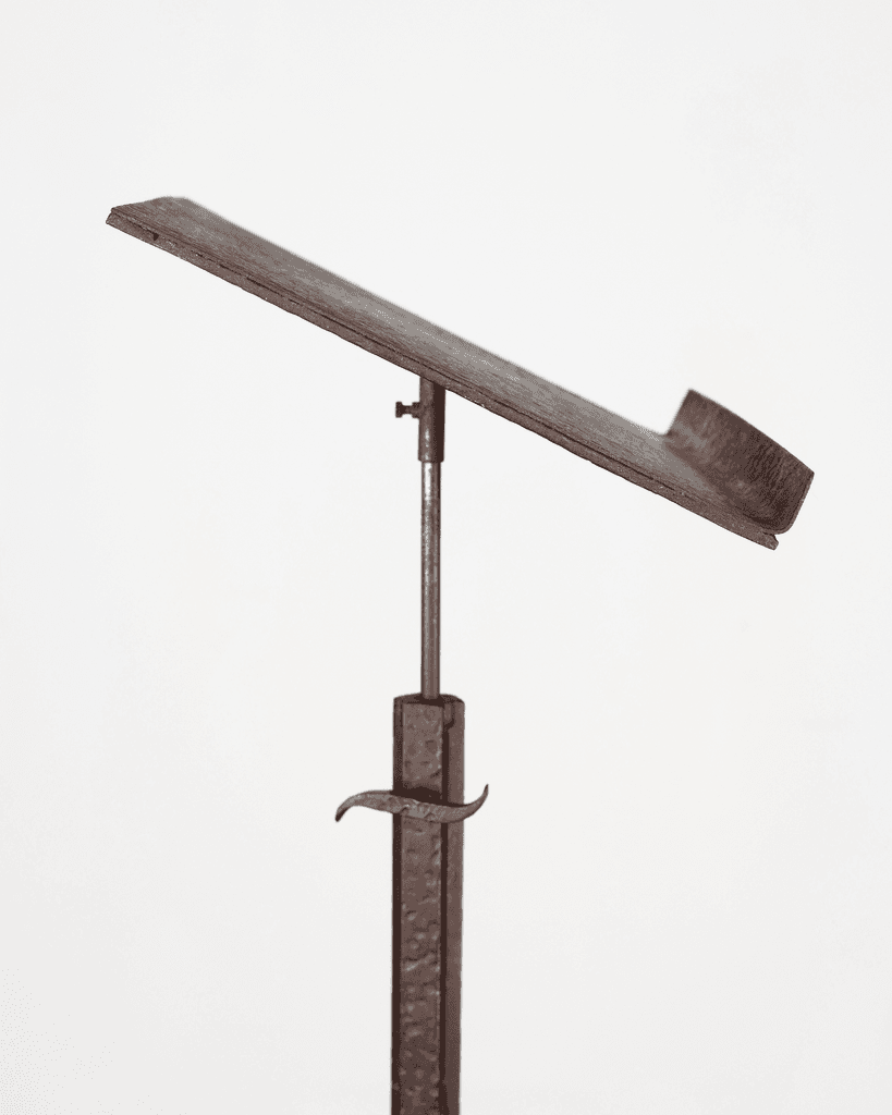 French C.1930s Forged Iron Host/Music Stand