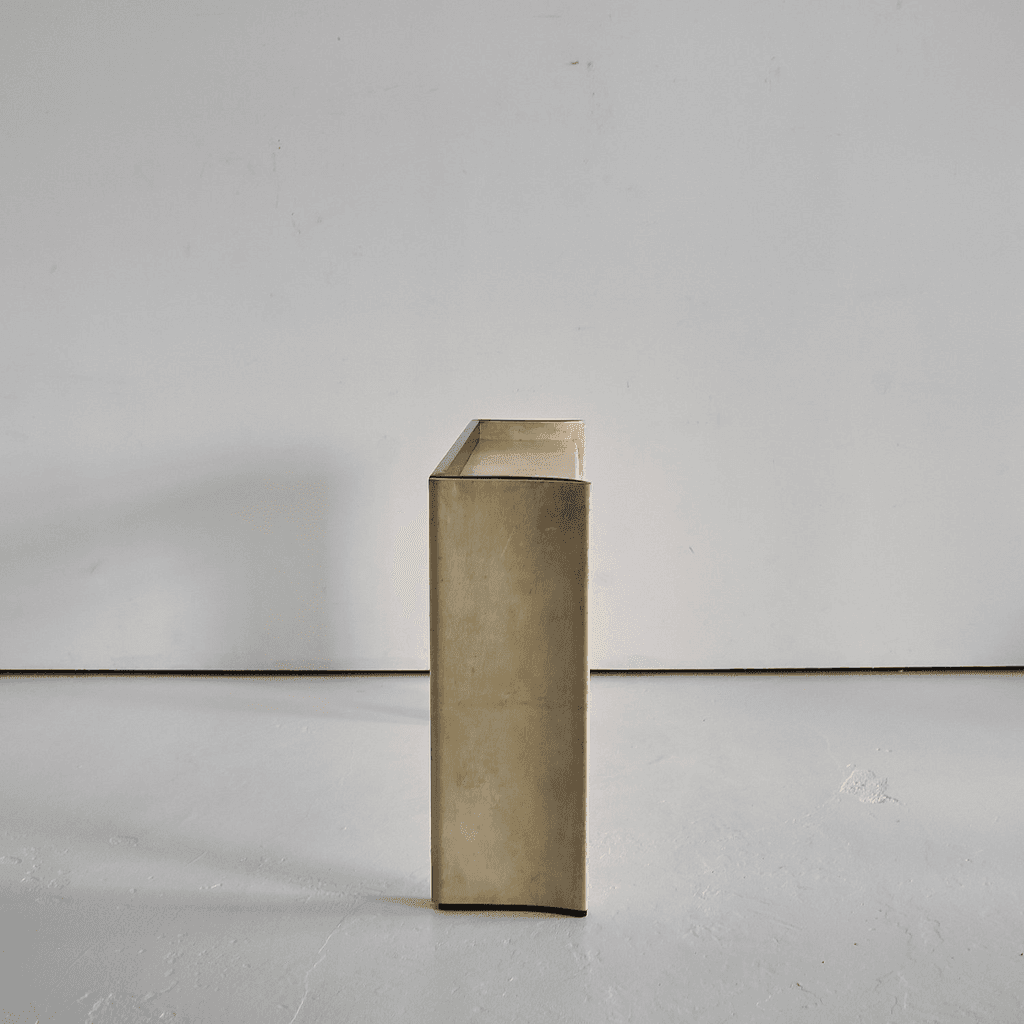 50s Italian Curved Vellum Console