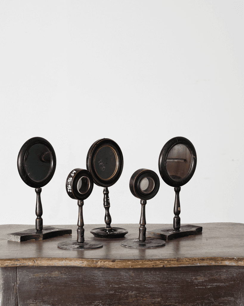 Collection Of Early 20th C. Czech Mirrors & Scientific Instruments