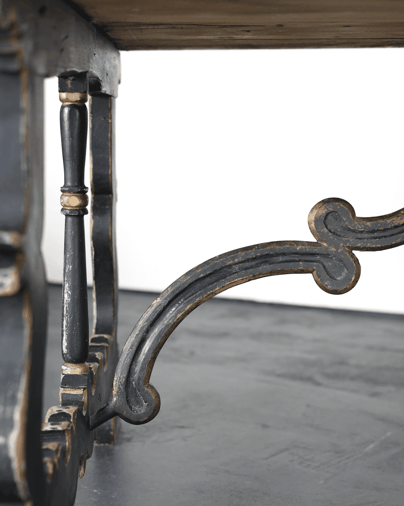 Exceptional XL Walnut Spanish Dinning Table