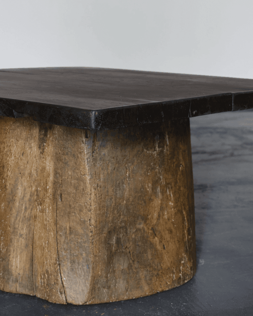 Large Dug Out Japanese Cedar Coffee/Sofa Table (5)