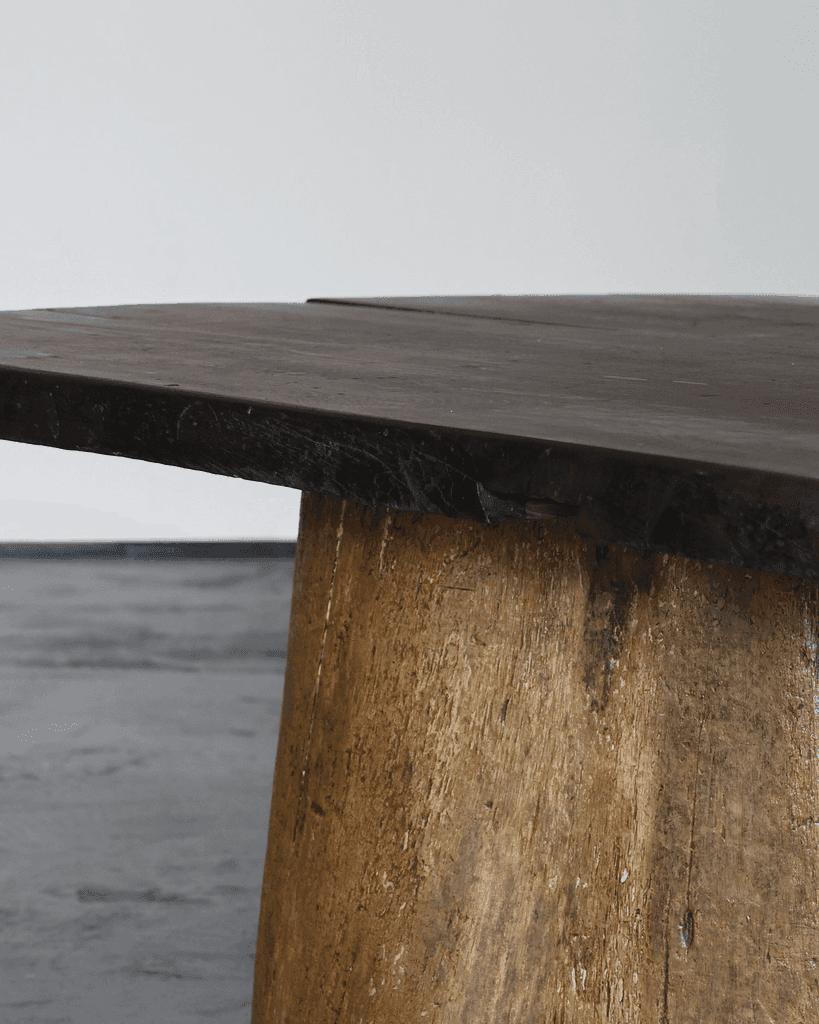 Large Dug Out Japanese Cedar Coffee/Sofa Table (5)