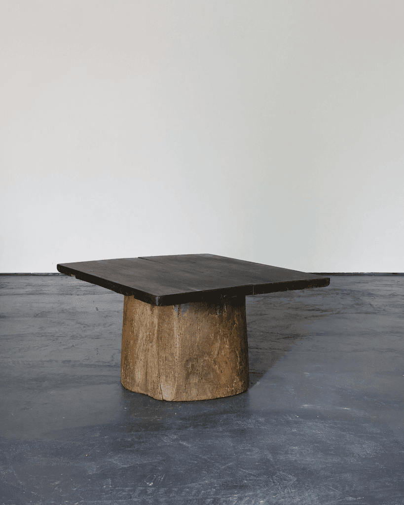 Large Dug Out Japanese Cedar Coffee/Sofa Table (5)