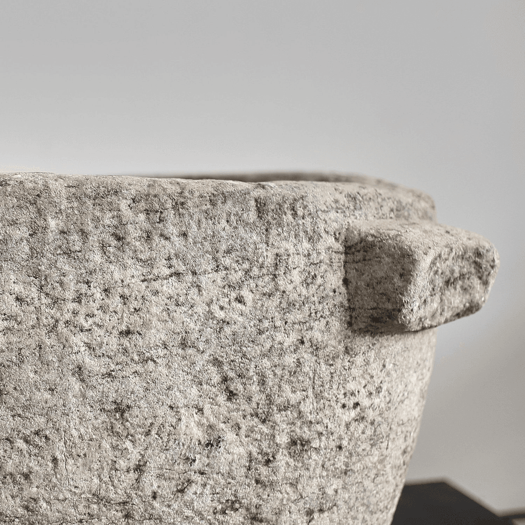 Primitive XXL 16th C. Spanish Marble Mortar