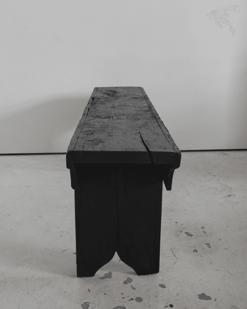 Early 19Th C. Catalan Charred Chestnut Console Table