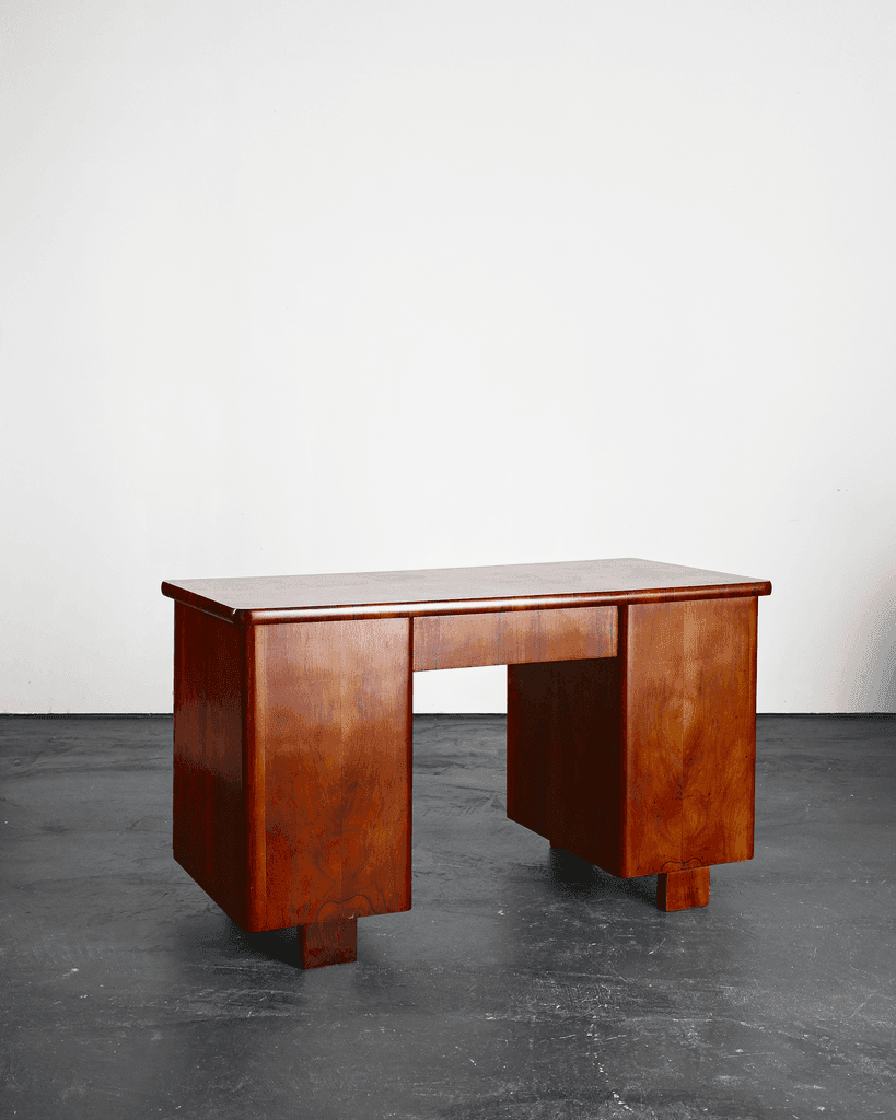 Modernist Weimar Walnut Desk