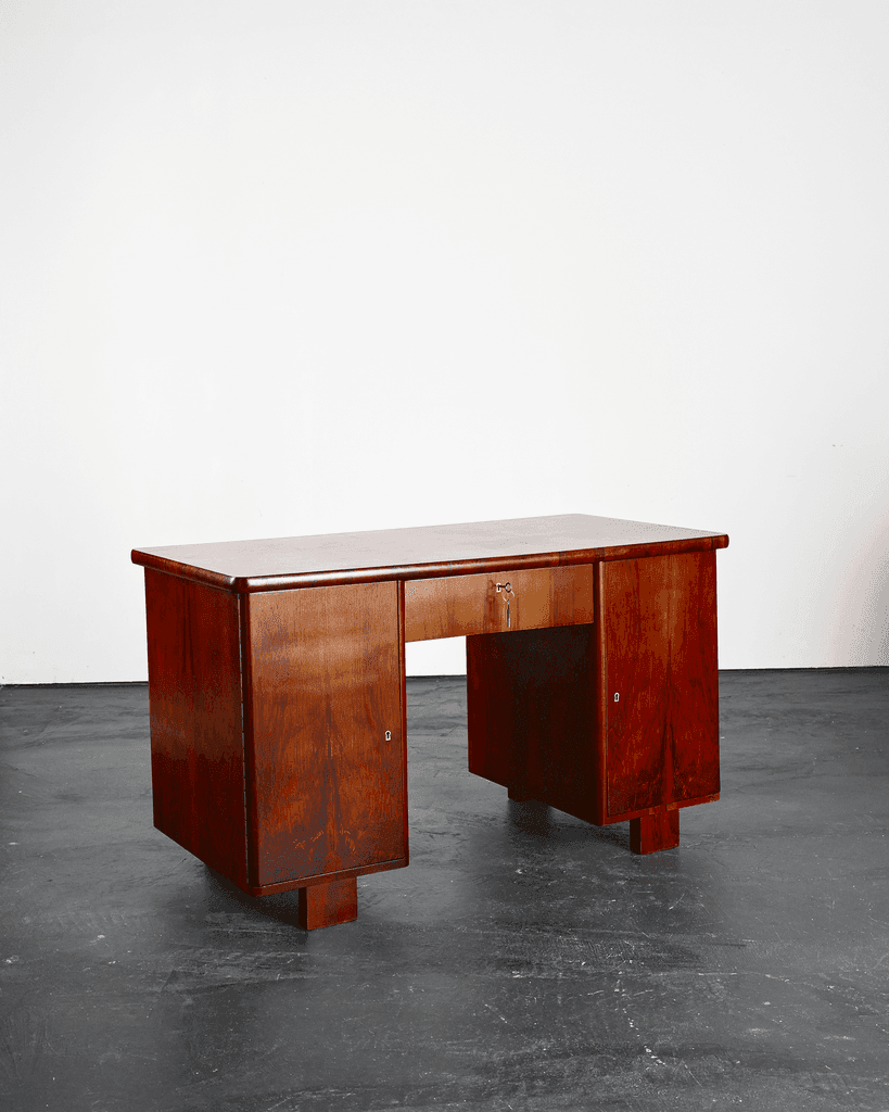 Modernist Weimar Walnut Desk