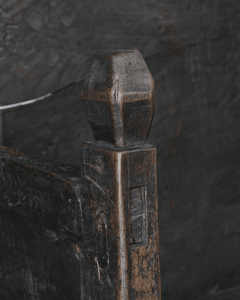 Incredible XXL Primitive 17th C. Portuguese Bench