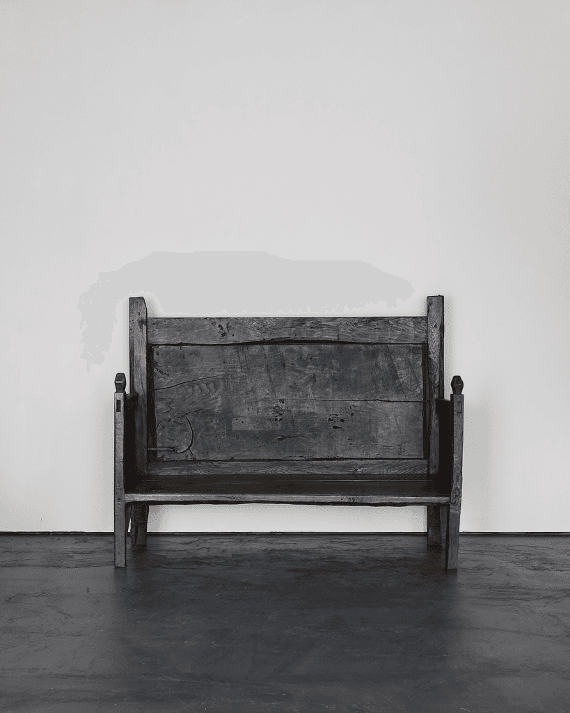 Incredible XXL Primitive 17th C. Portuguese Bench