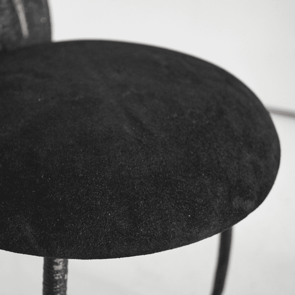 Set of four C.1970s French Brutalist Dining/Throne Chairs