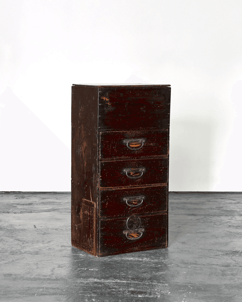 Unusual Tall Meiji Period Japanese Tansu