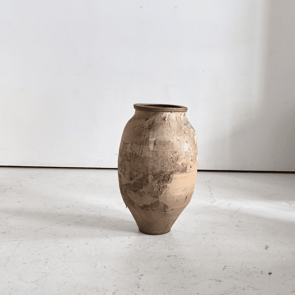 Large Paper Covered Wabi Sabi Early 19Th C. Japanese Vessel (2)