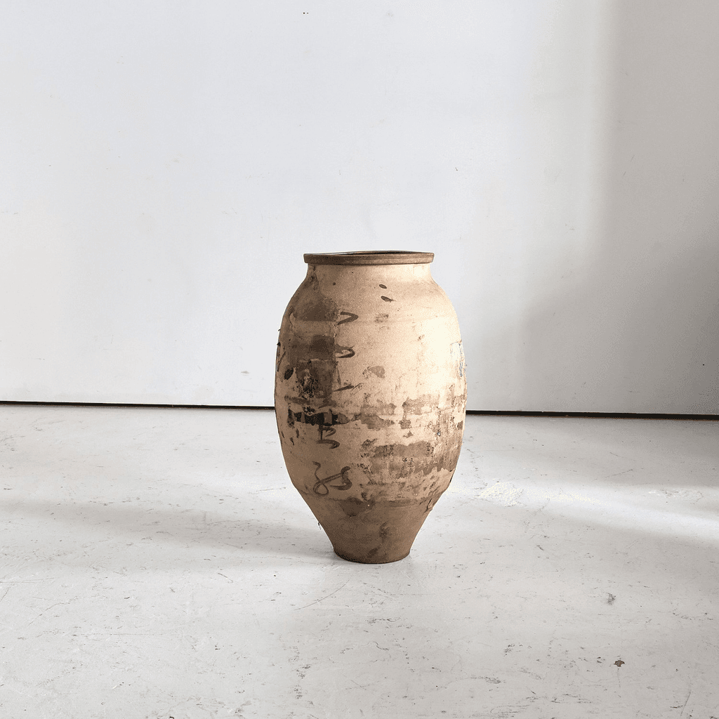 Large Paper Covered Wabi Sabi Early 19Th C. Japanese Vessel (2)