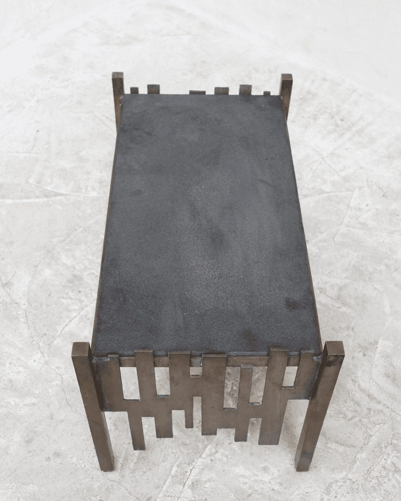 Italian Bronze Brutalist Coffee table