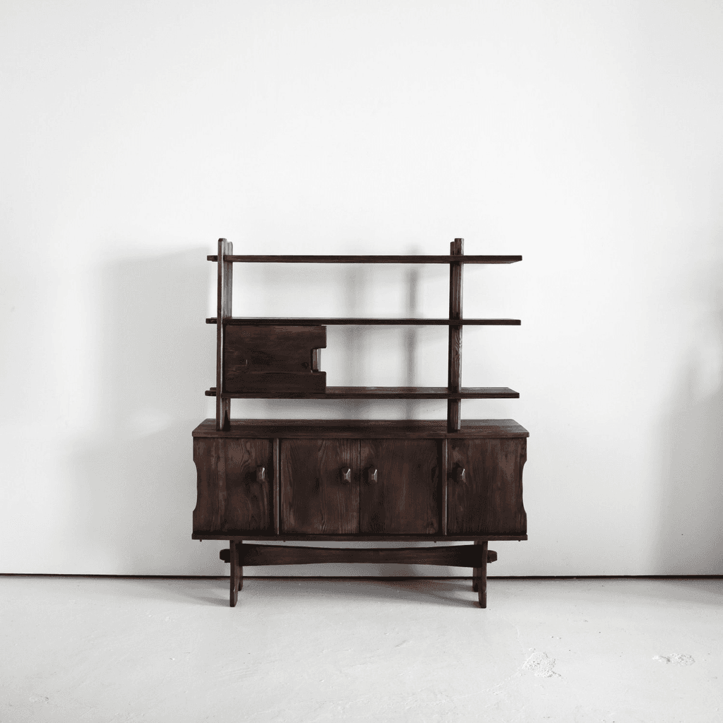 Swedish Gouged Pine Sideboard