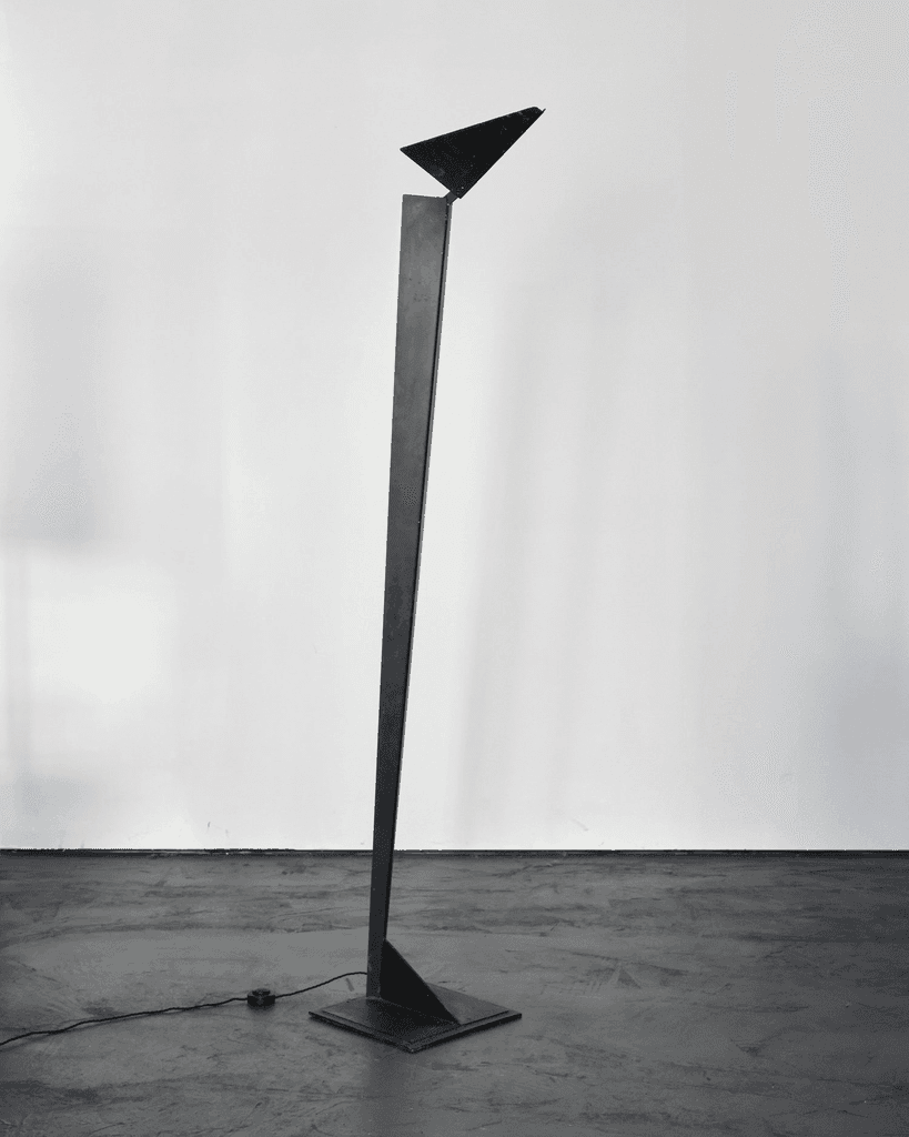 C. 1960s Italian Steel Standard Lamp/Up lighter