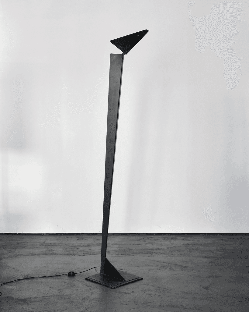 C. 1960s Italian Steel Standard Lamp/Up lighter