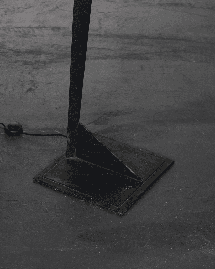 C. 1960s Italian Steel Standard Lamp/Up lighter